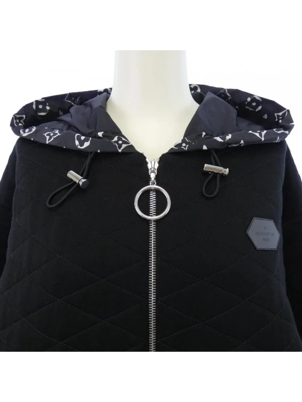 Louis Vuitton Quilted Zip Up Hoodie